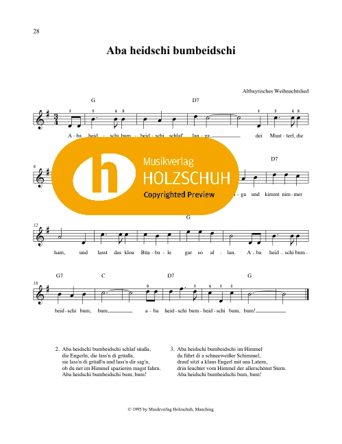 Aba heidschi bumbeidschi